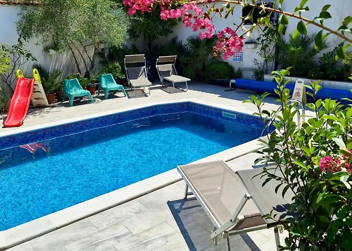 With Private Pool And Arbor
